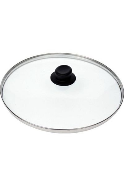 Doğuş Pot Saucepan Glass Lid Lid 32 Cm Black Holding Top