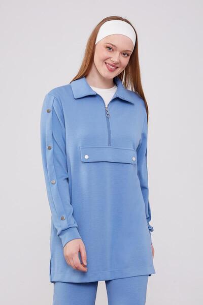 Levidor İndigo Düğme Detaylı Spor Takım