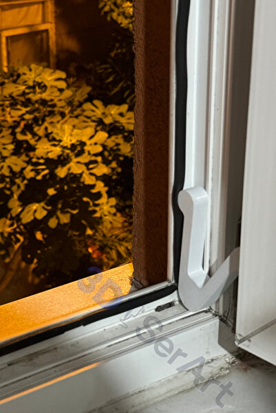 3D SerArt Beyaz Pencere Stoperi Pencere Kapatma Engelleme Pencere Kapanma Engelleyici