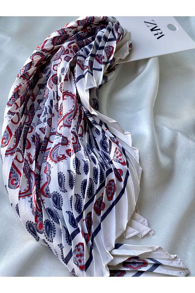 H&S AKSESUAR Colorful Pleated Scarf