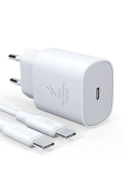 Anka Cep Cep Telefonu Aksesuarları Teknosa Preo P2 Uyumlu Pd25t 25w Pd Type-c Şarj Adaptörü Kafa + Kablo