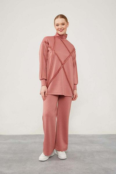 Levidor Langes Pullover-Sweat-Tunika-Set