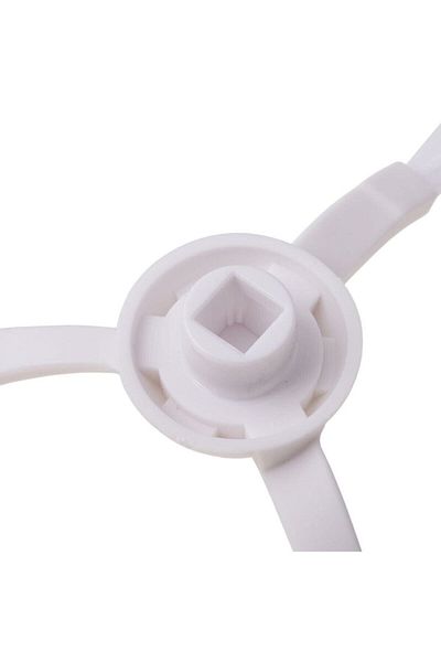 Mija 6 قطع فرشاة جانبية بيضاء متوافقة مع Xiaomi Mop Pro - stytj02ym