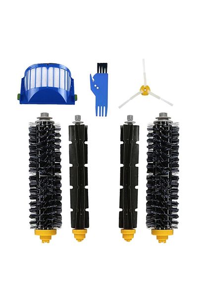 FilterHauz I-robot Roomba 600 Series - 5 Piece Compatible Replacement Filter and Brush Set