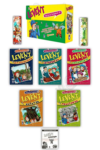 Timaş Çocuk Levent İz Peşinde 1-2-3-4-5-6 Hikaye Seti (9 yaş ve üzeri)