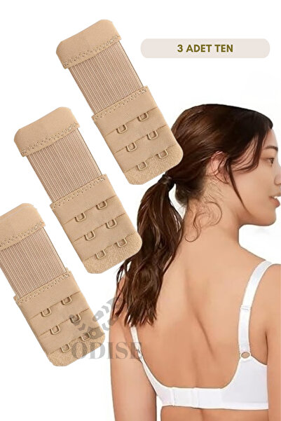 ODISE 3 bucăți atașament extensie sutien cu 2x3 cârlige - cu elastic (AGRAF)