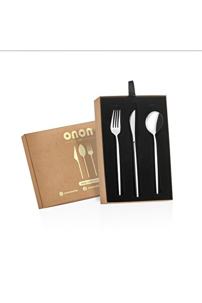on-on Aris 72 Piece Fork Spoon Knife Set - 18/10