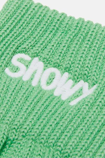 WWF Market Snow Owl Gloves - Green