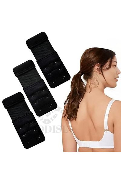 ODISE 3 bucăți atașament extensie sutien cu 2x3 cârlige - elastic (agraf)