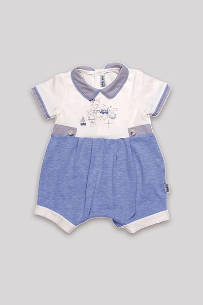 Babydola Camping Printed Baby Boy Jumpsuit 11551