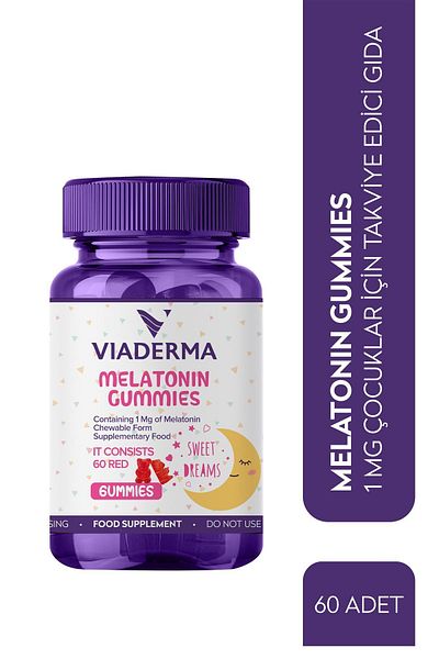 Viaderma Contains 1 Mg of Melatonin Gummies