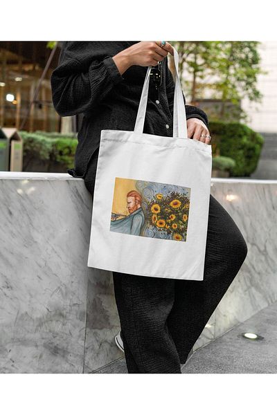 daystore Van Gogh Immortal Art - Υφασμάτινη τσάντα