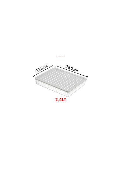 Open Home Concept Freshbox Set of 4 - Cream Storage Container Suitable for Microwave and Diffraction