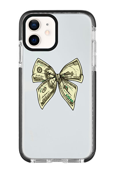 shoptocase Iphone 11 Uyumlu Dolar Kurdele Desenli Kenar Korumalı Impact Telef...