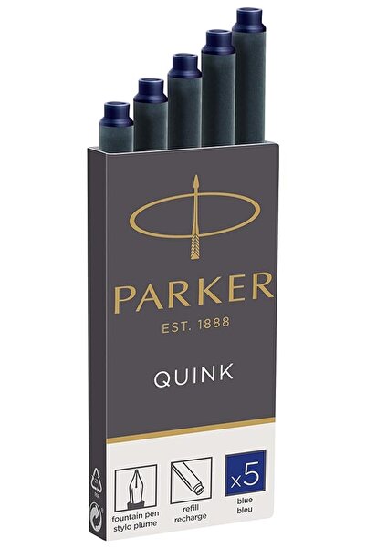 Parker Mürekkep 1 Kutu 5 Adet Refil (MAVİ)