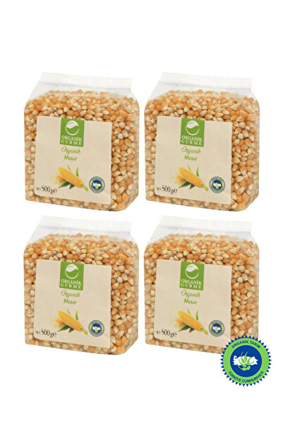 Organik Gurme 4'lü Organik Patlamalık Mısır 500 Gr