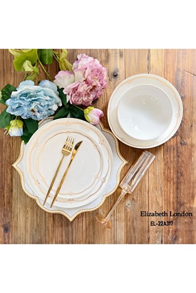 MİEN Mien 24 Parça Athen Kabartmalı Yemek Takımı El-22a317