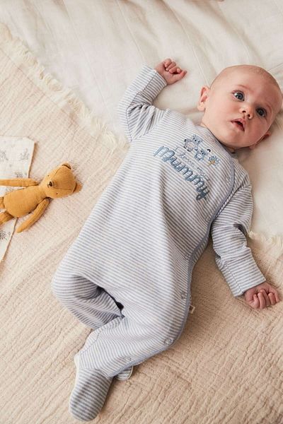 Next Baby 100% Organic Cotton Bear Mother Romper