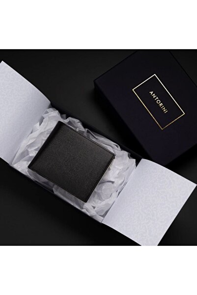 ANTORINI Berluti Genuine Leather Men's Wallet with Coin Pocket Made in Italy - Card Holder