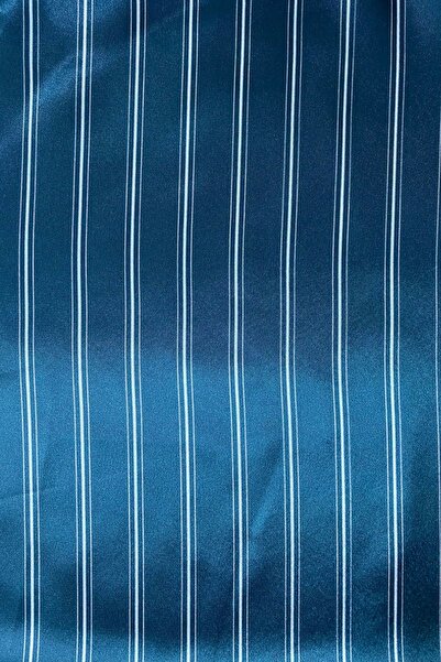 pistore Σμαραγδένιο Πράσινο Λευκό Ριγέ Μπαντάνα Σατέν Φουλάρι 70x70 εκ