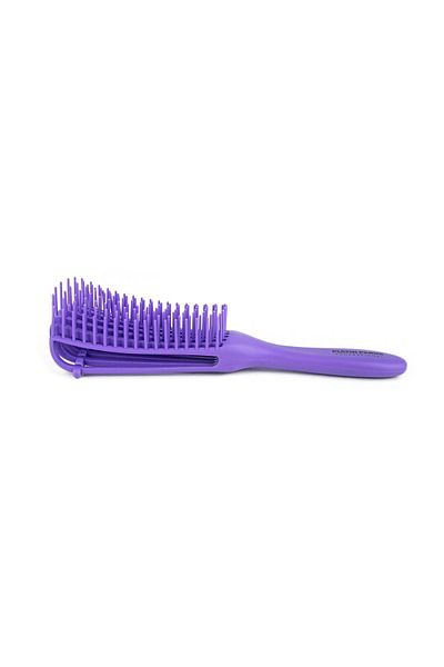 Platin Peruk Detangling Adjustable Hair Brush Purple Comb