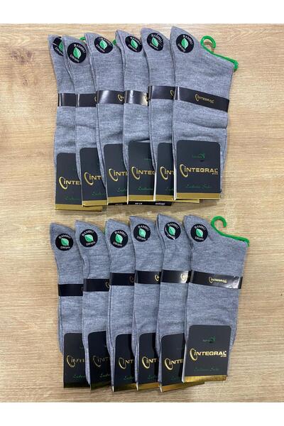 Edacan Men's Seamless Thin Bamboo Socks - 12 PCS