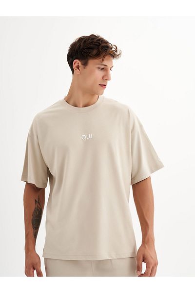 qlu Μπλουζάκι Infinity Unisex Mink Oversize