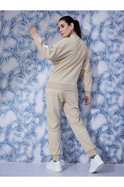Athena By Styli Color Block Panel Sweatshirt & Joggers Co-Ords