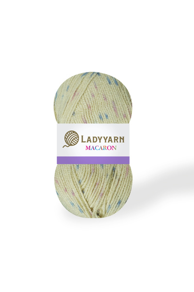 MochaYarn Lady Yarn Macaron Benekli El Örgü İpi