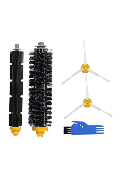 FilterHauz مرشح بديل ومجموعة فرشاة متوافقة مع I-robot Roomba 605 606 - 4 قطع