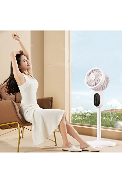 Coverzone 90cm Fan Led Ekranlı Kumandalı Vantilatör Ayarlanabilir 3 Farklı Bo...