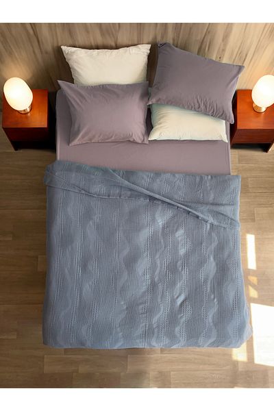 Arel Home Cuvertură de pat dublă din bumbac, dimensiune mare, 220x240 cm