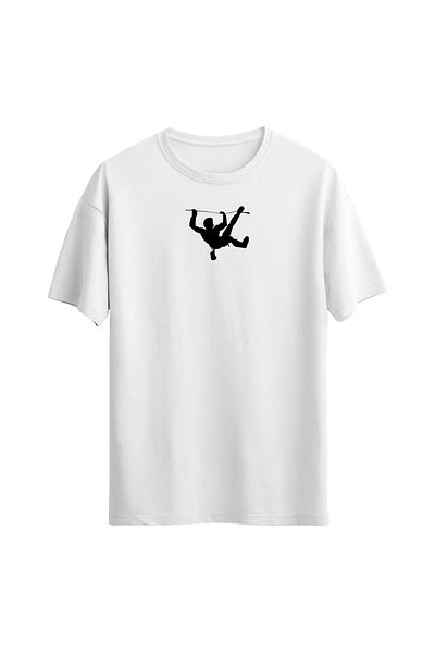 Açık Garaj Sport Shoes - Minimal Patterned Unisex T-shirt