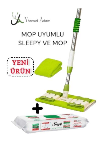 Sleepy Mop Uyumlu Yüzey Temizlik Havlusu 50 Li Mop