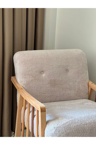 ÖZKISMET CAPPUCİNO SALLANAN BERJER KOLTUK PUF VE YASTIK HEDİYELİ