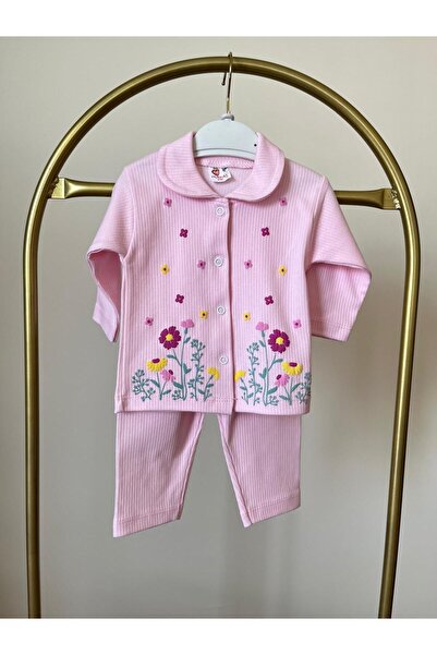 MBK GARDEN Cotton Floral Baby Girl 2-Piece Set - Newborn/3-6 Months