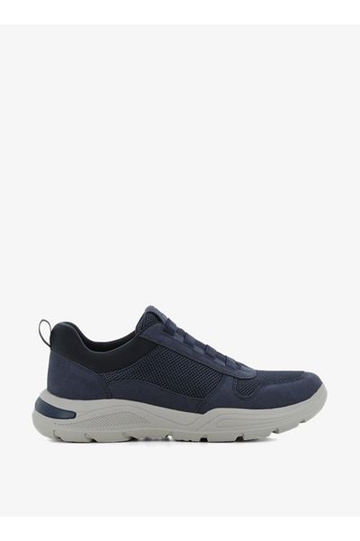 SJ Men's Textured Slip-On Sports Shoes with Lace Detail