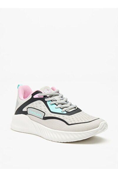 Oaklan by Shoexpress Panelled Walking Shoes with Lace-Up Closure