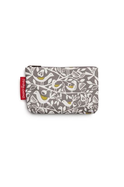 Nicky James Small Wallet Doves Gray