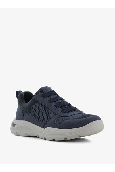 SJ Men's Textured Slip-On Sports Shoes with Lace Detail