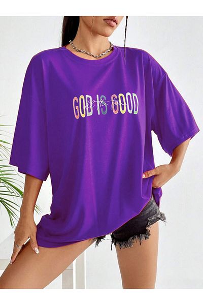 Medinenur Μπλουζάκι με στάμπα Unisex God is Good