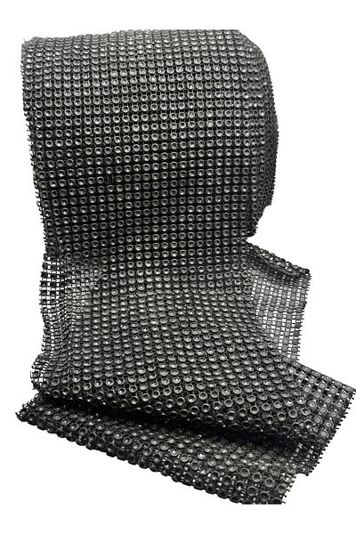 BukiroAtelier Shiny Enli Black Stone Strip - 2 Meters, 11 Cm