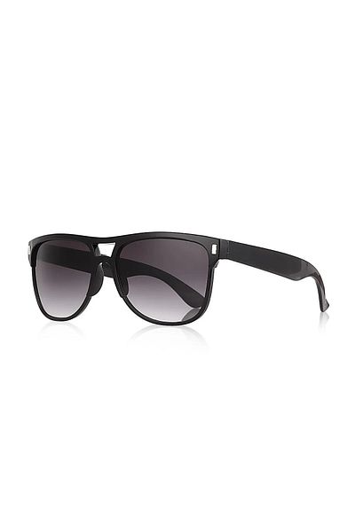 The Collection Black Unisex Sunglasses