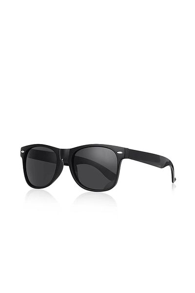The Collection Black Unisex Sunglasses