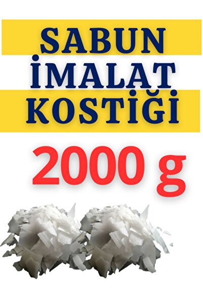 Genel Markalar Sabun İmalat Kostiği 2000g 2x1 Kg Sodyum Hidroksit Payet Kostik