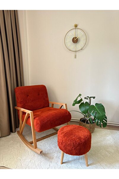 ÖZKISMET Sallanan Koltuk Berjer Puf ve Yastık Hediyeli