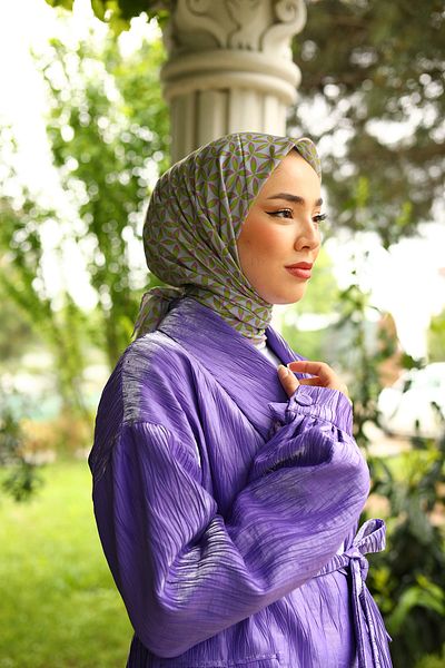 Silk Home Thin Cotton Floral PattErn Soft Scarf HEadscarf