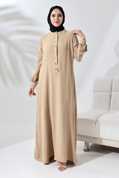 Berel Moda Placket Snap Dress