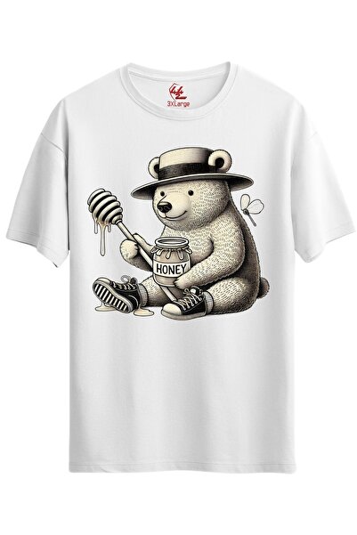 Generic Brand Tricou Honey Bear cu design pepene verde