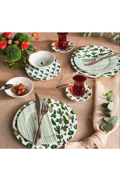 Porland Cactus 36 Piece Breakfast Set 04por033149
